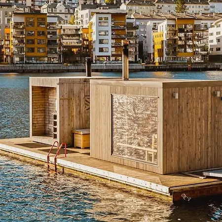 Dinbnb I Characteristic Townhouse With Bathtub Берген